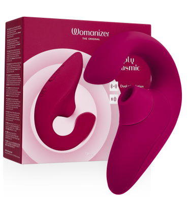 WOMANIZER BLEND ESTIMULADOR VIBRADOR RABBIT FUCSIA