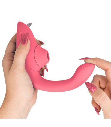 WOMANIZER BLEND ESTIMULADOR VIBRADOR RABBIT ROSA