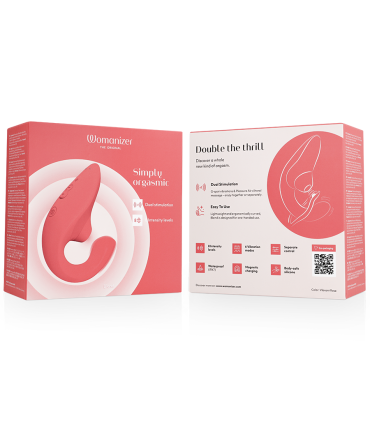 WOMANIZER BLEND ESTIMULADOR VIBRADOR RABBIT ROSA