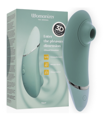 WOMANIZER NEXT ESTIMULADOR DE CLITORIS VERDE CLARO