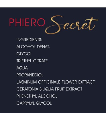 500 COSMETICS PHIERO SECRET CONCENTRADO NATURAL HORMONAS INODORO 15 ML