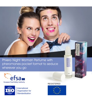 500 COSMETICS PHIERO NIGHT WOMAN PERFUME FEROMONAS CON ROLL ON