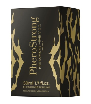 PHEROSTRONG PERFUME CON FEROMONAS DEVIL PARA HOMBRE 50 ML