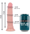 ROCKARMY - AVENGER DILDO REALÍSTICO LIQUID SILICONE 19 CM -O- 3.98 CM