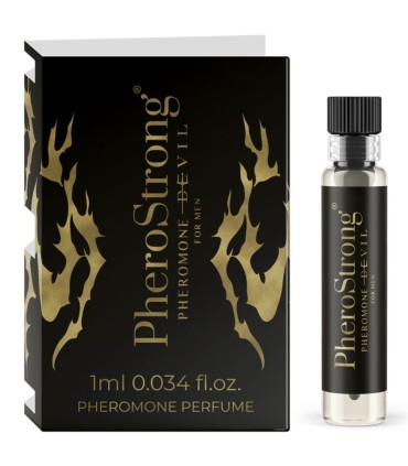PHEROSTRONG PERFUME CON FEROMONAS DEVIL PARA HOMBRE 1 ML