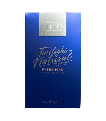 HOT TWILIGHT SPRAY NATURAL CON FEROMONAS HOMBRE 50 ML