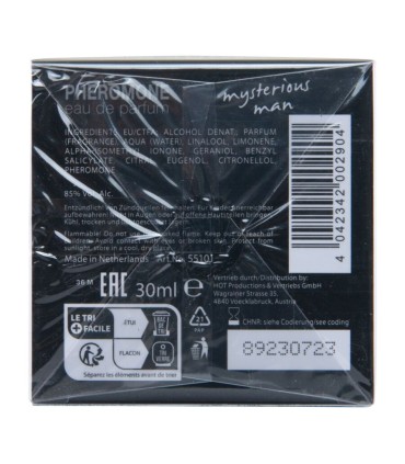 HOT PERFUME CON FEROMONAS LONDON MYSTERIOUS HOMBRE 30 ML