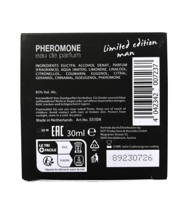 HOT PHEROMONE PERFUME DUBAI EDICION LIMITADA HOMBRE 30 ML