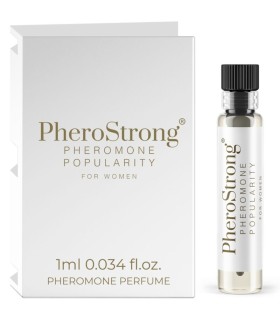 PHEROSTRONG PERFUME CON FEROMONAS POPULARITY PARA MUJER 1 ML