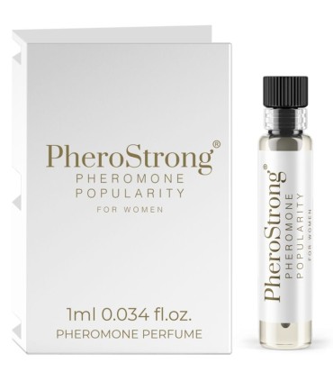 PHEROSTRONG PERFUME CON FEROMONAS POPULARITY PARA MUJER 1 ML