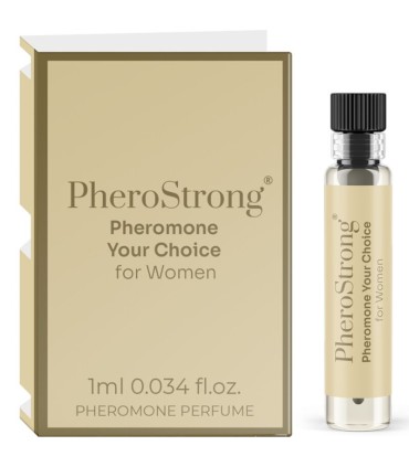 PHEROSTRONG PERFUME CON FEROMONAS YOUR CHOICE PARA MUJER 1 ML