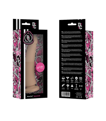 DELTA CLUB DILDO REALISTA NATURAL SILICONA MEDICA 17 CM O 3 CM