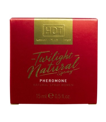 HOT TWILIGHT NATURAL CON FEROMONAS MUJER 15 ML