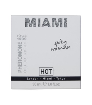 HOT PERFUME CON FEROMONAS MIAMI SPICY MUJER 30 ML