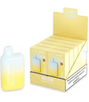 LOST MARY BM600 VAPER NICOTINA 2 DESECHABLE SABOR PINA HELADA