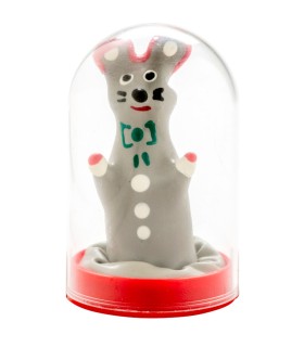 CONDOMERIE PRESERVATIVO DECORATIVO PINTADO A MANO RATON MODELO 1