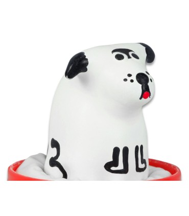 CONDOMERIE PRESERVATIVO DECORATIVO PINTADO A MANO PERRO DALMATA