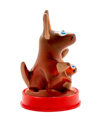 CONDOMERIE PRESERVATIVO DECORATIVO PINTADO A MANO CANGURO MODELO 1