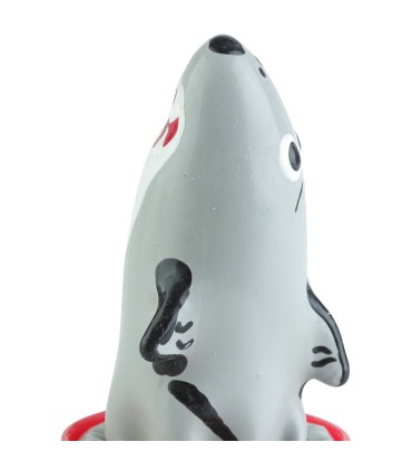 CONDOMERIE PRESERVATIVO DECORATIVO PINTADO A MANO TIBURON MODELO 1