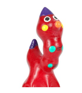 CONDOMERIE PRESERVATIVO DECORATIVO PINTADO A MANO GUSANO