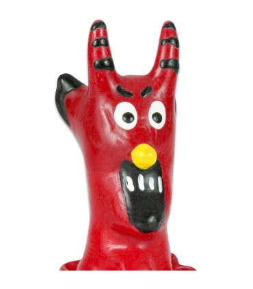 CONDOMERIE PRESERVATIVO DECORATIVO PINTADO A MANO DIABLO ROJO