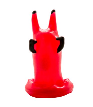 CONDOMERIE PRESERVATIVO DECORATIVO PINTADO A MANO DIABLO ROJO