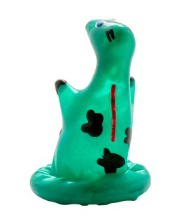 CONDOMERIE PRESERVATIVO DECORATIVO PINTADO A MANO MONSTRUO LAGO NESS