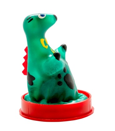 CONDOMERIE PRESERVATIVO DECORATIVO PINTADO A MANO MONSTRUO LAGO NESS