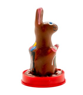 CONDOMERIE PRESERVATIVO DECORATIVO PINTADO A MANO CONEJITO DE PASCUA