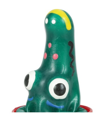 CONDOMERIE PRESERVATIVO DECORATIVO PINTADO A MANO COCODRILO MODELO 1