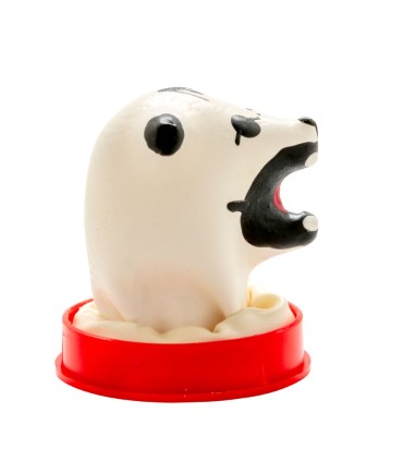 CONDOMERIE PRESERVATIVO DECORATIVO PINTADO A MANO OSO POLAR