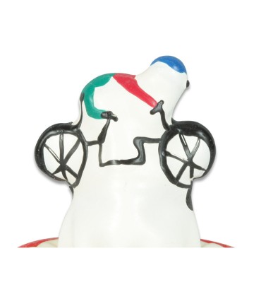 CONDOMERIE PRESERVATIVO DECORATIVO PINTADO A MANO BICICLETA