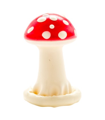 CONDOMERIE PRESERVATIVO DECORATIVO PINTADO A MANO SETA VENENOSA MODELO 1