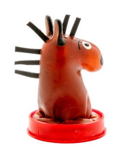 CONDOMERIE PRESERVATIVO DECORATIVO PINTADO A MANO CABALLO