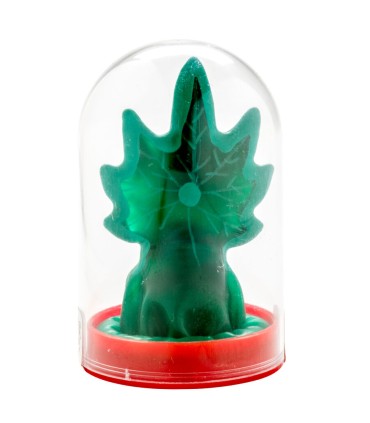 CONDOMERIE PRESERVATIVO DECORATIVO PINTADO A MANO CANABIS MODELO 1