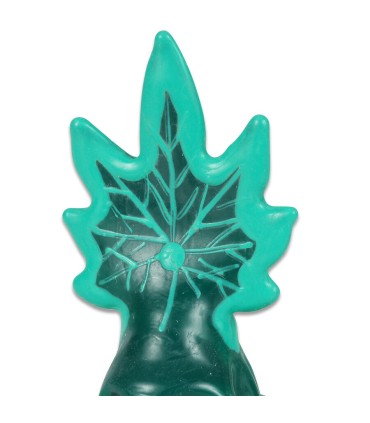 CONDOMERIE PRESERVATIVO DECORATIVO PINTADO A MANO CANABIS MODELO 1