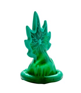 CONDOMERIE PRESERVATIVO DECORATIVO PINTADO A MANO CANABIS MODELO 1