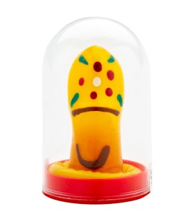 CONDOMERIE PRESERVATIVO DECORATIVO PINTADO A MANO ZUECO