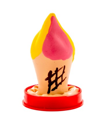 CONDOMERIE PRESERVATIVO DECORATIVO PINTADO A MANO HELADO