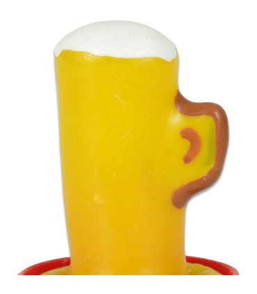 CONDOMERIE PRESERVATIVO DECORATIVO PINTADO A MANO VASO DE CERVEZA