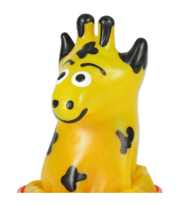 CONDOMERIE PRESERVATIVO DECORATIVO PINTADO A MANO JIRAFA