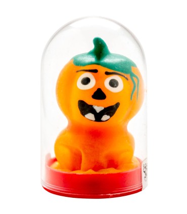 CONDOMERIE PRESERVATIVO DECORATIVO PINTADO A MANO CALABAZA