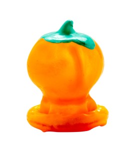 CONDOMERIE PRESERVATIVO DECORATIVO PINTADO A MANO CALABAZA