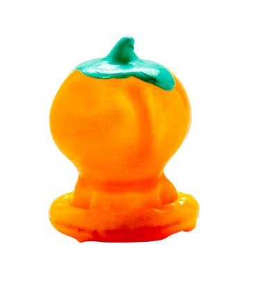 CONDOMERIE PRESERVATIVO DECORATIVO PINTADO A MANO CALABAZA