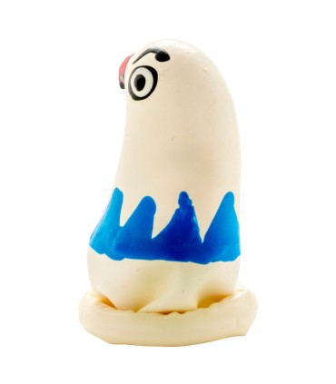 CONDOMERIE PRESERVATIVO DECORATIVO PINTADO A MANO AGUILA