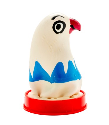 CONDOMERIE PRESERVATIVO DECORATIVO PINTADO A MANO AGUILA