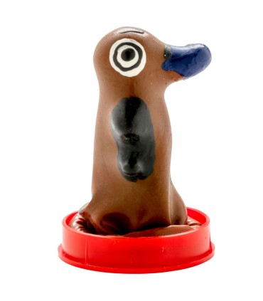 CONDOMERIE PRESERVATIVO DECORATIVO PINTADO A MANO ORNITORRINCO