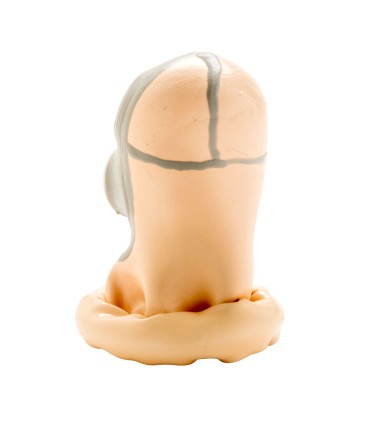 CONDOMERIE PRESERVATIVO DECORATIVO PINTADO A MANO CARETA ANTIGS