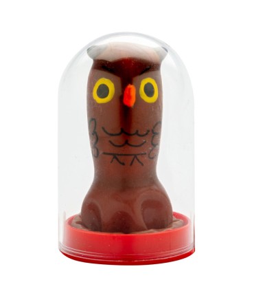 CONDOMERIE PRESERVATIVO DECORATIVO PINTADO A MANO BUHO