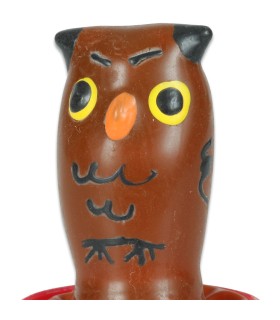 CONDOMERIE PRESERVATIVO DECORATIVO PINTADO A MANO BUHO